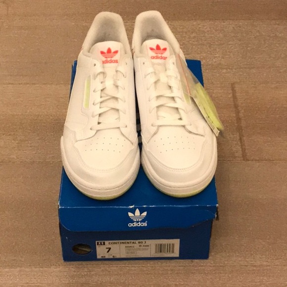 adidas continental 80 shock red